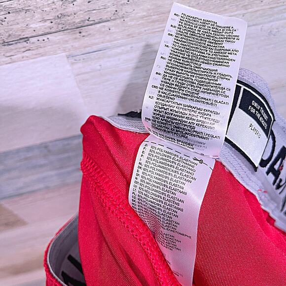 ADIDAS Press Coverage Football Pants Red Nylon Mens 3XL XXXL - Picture 7 of 8